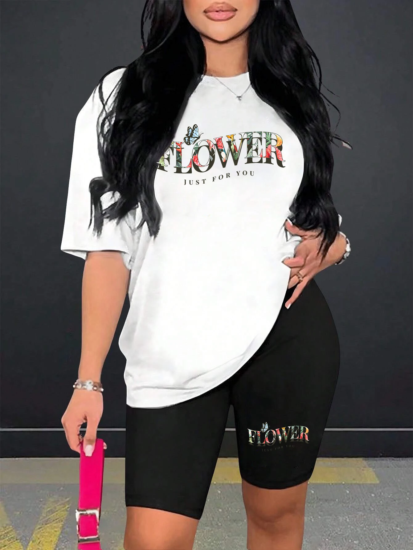 Flower Just For You Print Shorts Sets Soft Vintage Women'S· Shirt Two Piece Set Stylish Versatile Short Sleeved Shorts Set
Flower Just For You Print Shorts Sets Soft Vintage Women'S· Shirt Two Piece Set Stylish Versatile Short Sleeved Shorts Set
