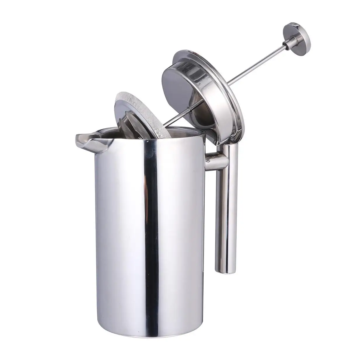 Stainless Steel Coffee Maker 1000Ml Double Wall Mug Tea Strainer Espresso Outdoor Camping Travel Milk Frothing
Stainless Steel Coffee Maker 1000Ml Double Wall Mug Tea Strainer Espresso Outdoor Camping Travel Milk Frothing