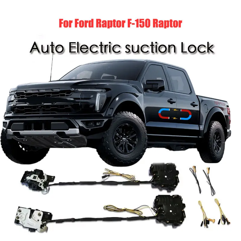 Для Ford F-150 Raptor 2009-наст. время: Механизм плавного закрывания двери автомобиля, электрический привод замка, бесшумный доводчик с функцией притяжения
Для Ford F-150 Raptor 2009-наст. время: Механизм плавного закрывания двери автомобиля, электрический привод замка, бесшумный доводчик с функцией притяжения