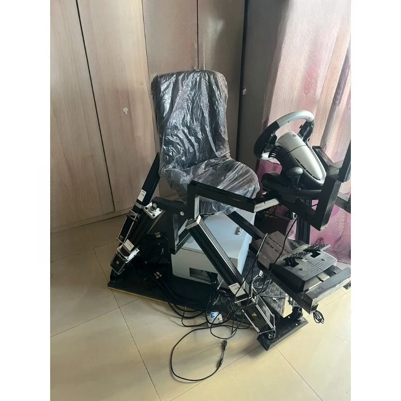 Одноэкранный шестиосевой большой датчик движения гоночный симулятор кабины игровой автомат G-Force динамическое сиденье оборудование
Одноэкранный шестиосевой большой датчик движения гоночный симулятор кабины игровой автомат G-Force динамическое сиденье оборудование