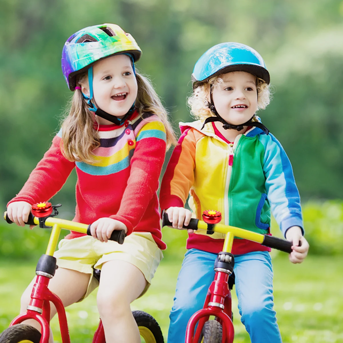 Cute Sunflower Bike Bell for Kids Bicycles 22mm Handlebar Easy Install Clear Sound Lightweight Folding Cruiser Bikes Accessories
Cute Sunflower Bike Bell for Kids Bicycles 22mm Handlebar Easy Install Clear Sound Lightweight Folding Cruiser Bikes Accessories