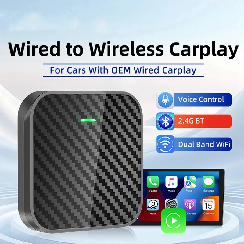 BNVN-Carplay Ai Box Mini Wireless Carplay Автомобильный адаптер Беспроводной Carplay Dongle для Kia VW Toyota Peugeot Volvo
BNVN-Carplay Ai Box Mini Wireless Carplay Автомобильный адаптер Беспроводной Carplay Dongle для Kia VW Toyota Peugeot Volvo