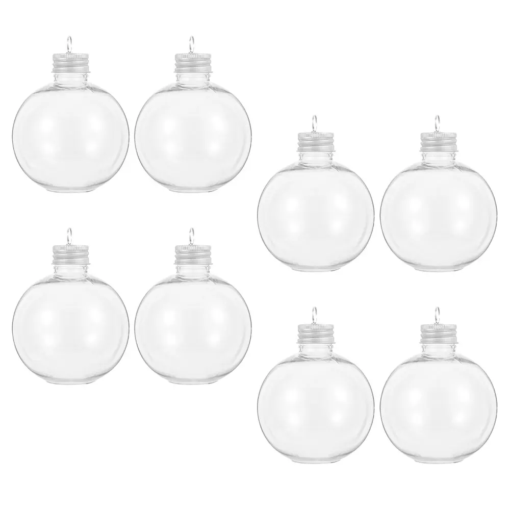 8 Pcs Christmas Ball Bottle Candy Packaging Jar Juice Bottles Shaped Ornament The Pet for Juicing
8 Pcs Christmas Ball Bottle Candy Packaging Jar Juice Bottles Shaped Ornament The Pet for Juicing