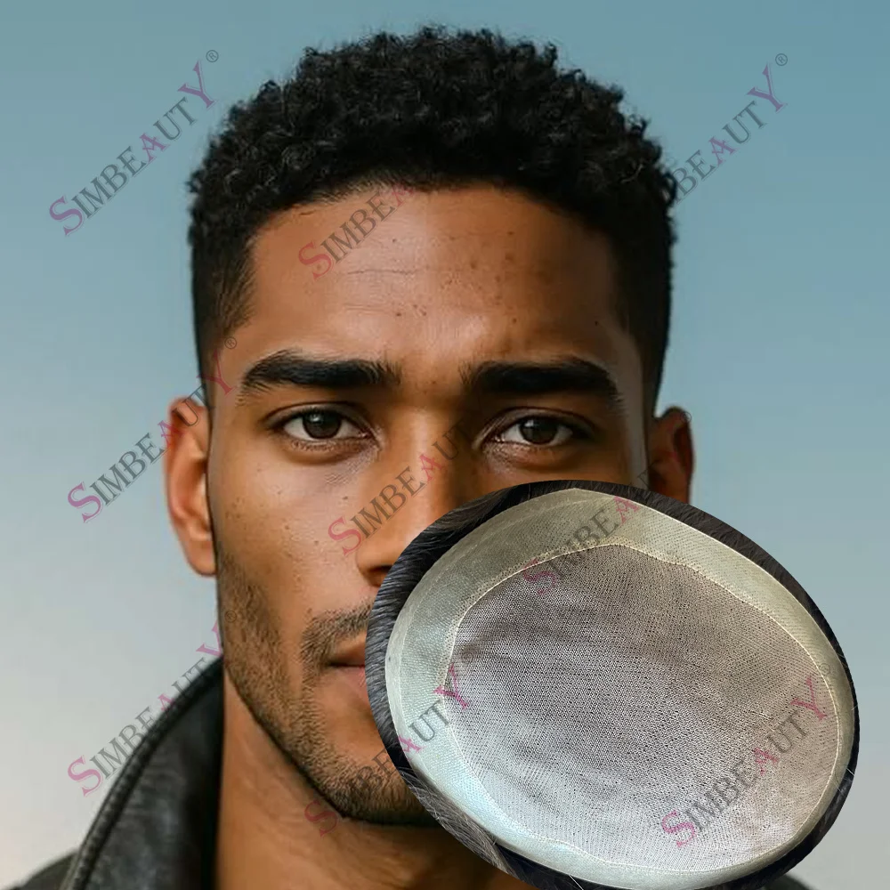 6mm 4mm Afro Tight Curly Black Super Durable Mens Toupee MONO Soft Lace&PU Kinky Curly Weave Invisible Bleach Knots Prosthesis
6mm 4mm Afro Tight Curly Black Super Durable Mens Toupee MONO Soft Lace&PU Kinky Curly Weave Invisible Bleach Knots Prosthesis