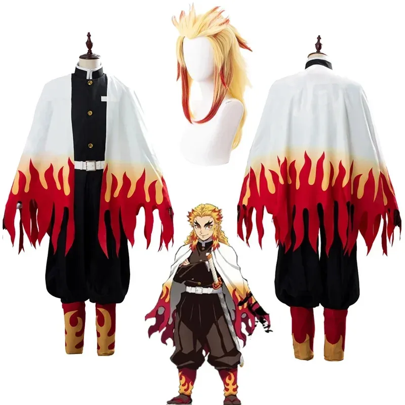 Rengoku Kyoujurou Fantasy Wigs Outfits Anime Demon Cosplay Slayer Costume Disguise Adult Men Halloween Party Roleplay Clothes
Rengoku Kyoujurou Fantasy Wigs Outfits Anime Demon Cosplay Slayer Costume Disguise Adult Men Halloween Party Roleplay Clothes
