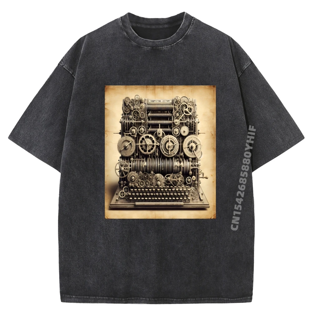 Mechanical Computer Computing History Mens Clothing 2025 Luxury T-Shirt Mens High Quality Washed T-shirts
Mechanical Computer Computing History Mens Clothing 2025 Luxury T-Shirt Mens High Quality Washed T-shirts