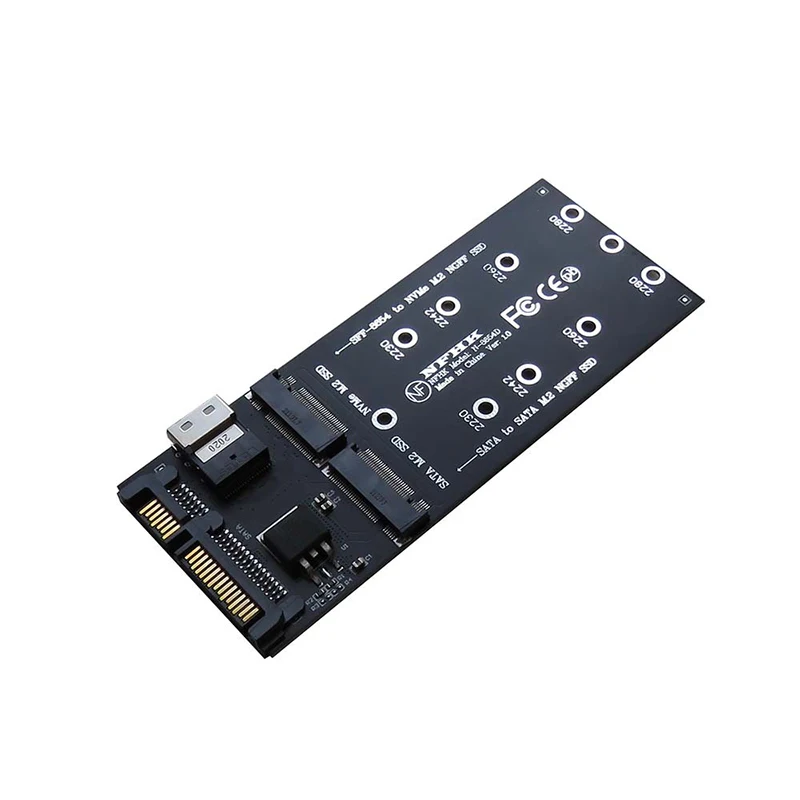 Конвертер M2 NVME SSD в SFF-8654 Адаптер M2 SSD Плата расширения для компьютера Адаптер NGFF M.2 SATA SSD в SATA3.0 6G
Конвертер M2 NVME SSD в SFF-8654 Адаптер M2 SSD Плата расширения для компьютера Адаптер NGFF M.2 SATA SSD в SATA3.0 6G