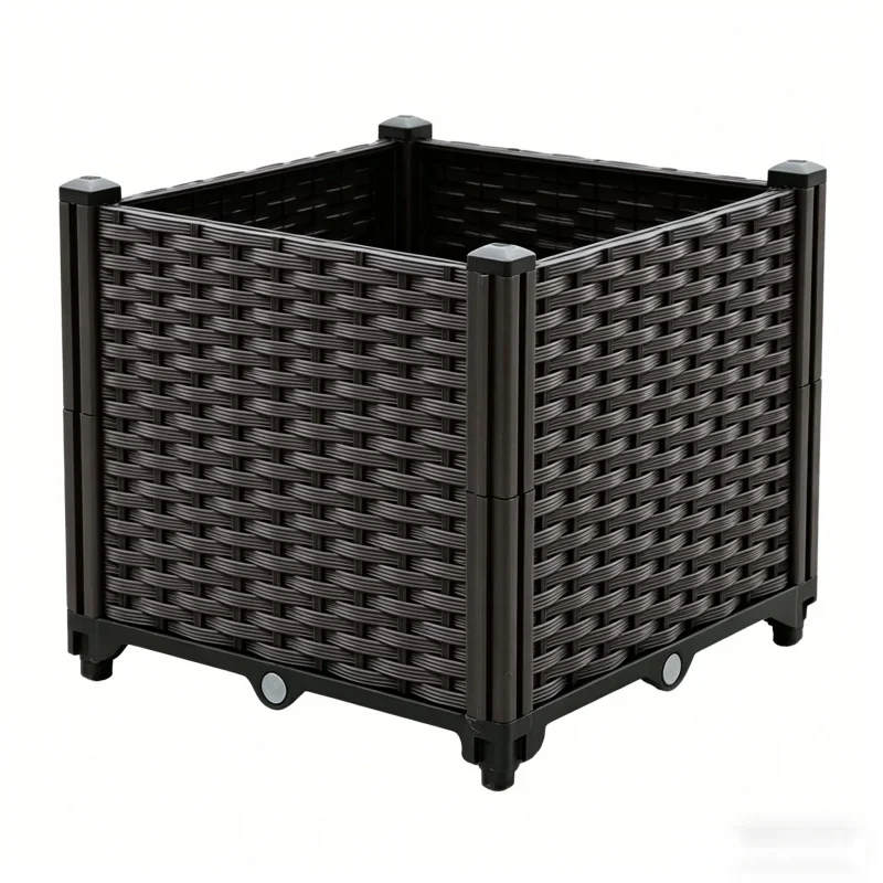 1 Tier Extra Large Deep 40x40x37cm Plastic Planter Box Vegetable Grow Pot for Balcony Outdoor Gardening - Wholesale Cross Border
1 Tier Extra Large Deep 40x40x37cm Plastic Planter Box Vegetable Grow Pot for Balcony Outdoor Gardening - Wholesale Cross Border