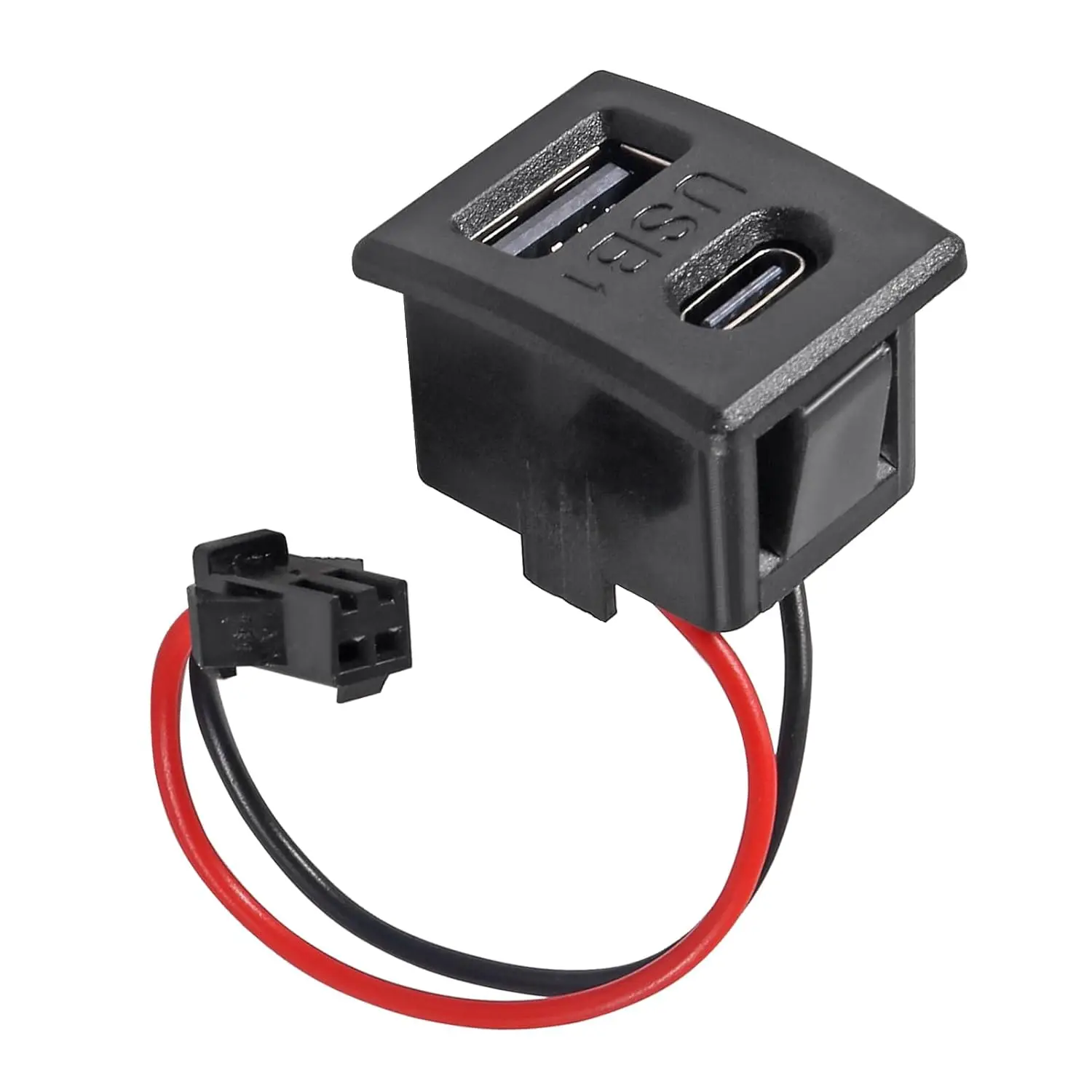 Черная двухслойная гнездовая розетка USB Type-C Гнездо для зарядки лампы USB Гнездо для зарядки с кабельным разъемом USB Type C
Черная двухслойная гнездовая розетка USB Type-C Гнездо для зарядки лампы USB Гнездо для зарядки с кабельным разъемом USB Type C