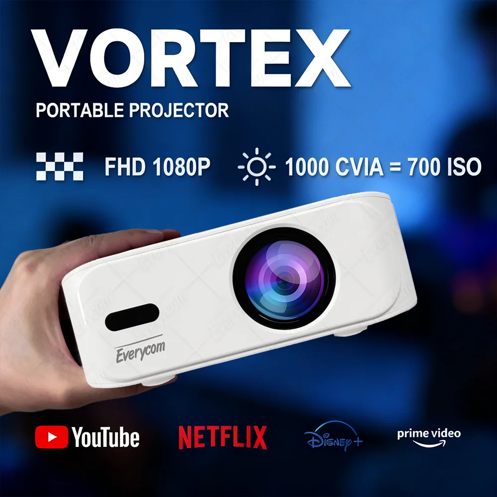 300'' Portable WIFI Projector 1000 CVIA Mini Projector 4K HD LED 4K Home Theater Video Projecteur Proyector 4K Outdoor Projector
300'' Portable WIFI Projector 1000 CVIA Mini Projector 4K HD LED 4K Home Theater Video Projecteur Proyector 4K Outdoor Projector