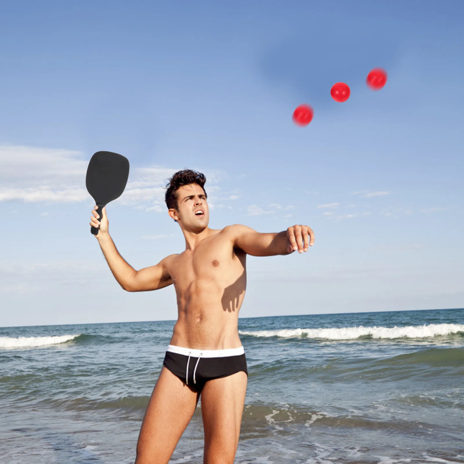 6Pcs Beach Paddle Ball Replacement Soft PU Balls Small Size for Outdoor Beach Sports Training Sports Training Balls
6Pcs Beach Paddle Ball Replacement Soft PU Balls Small Size for Outdoor Beach Sports Training Sports Training Balls