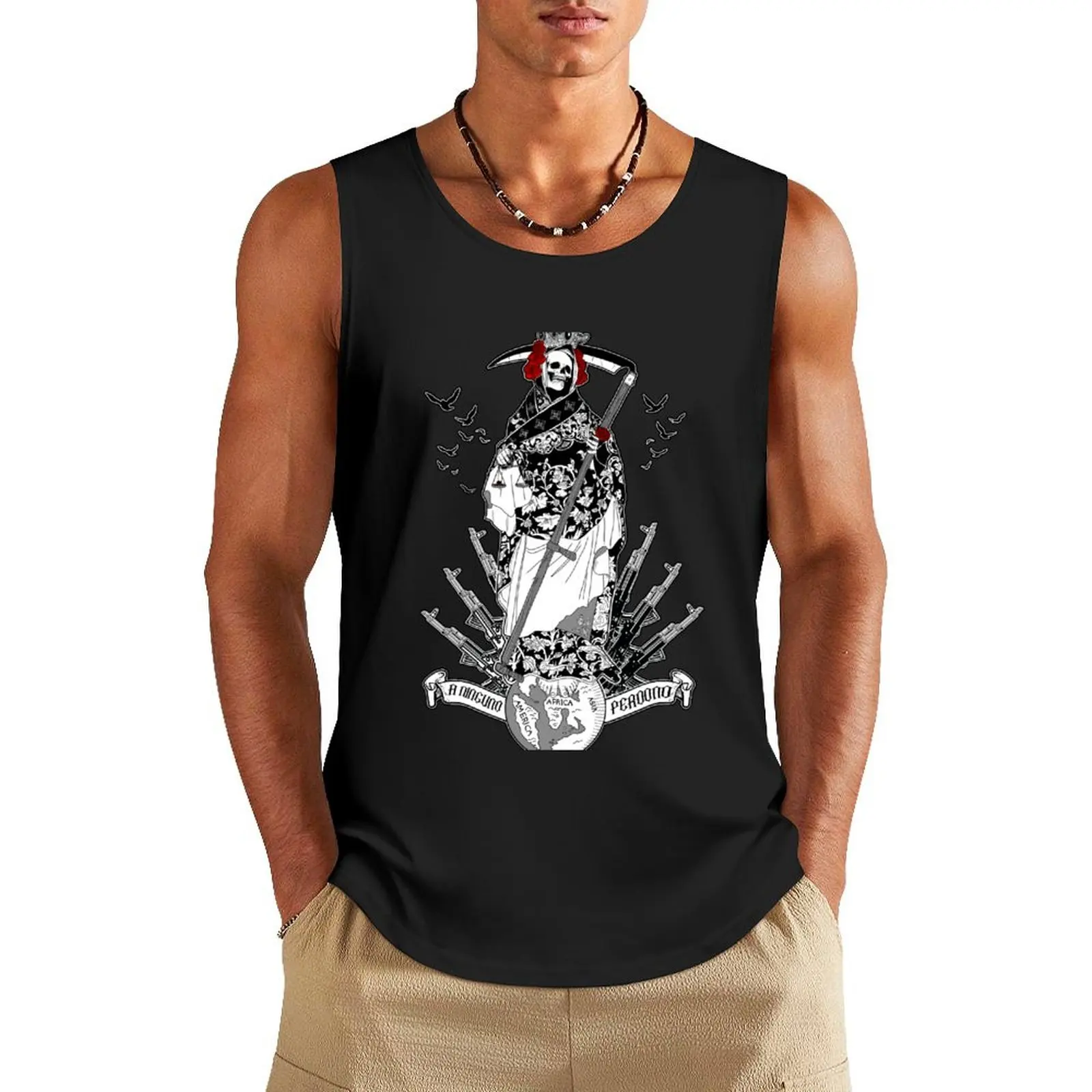 Holy death Tank Top gym clothing men gym training accessories mens designer clothes summer clothes man 2025
Holy death Tank Top gym clothing men gym training accessories mens designer clothes summer clothes man 2025