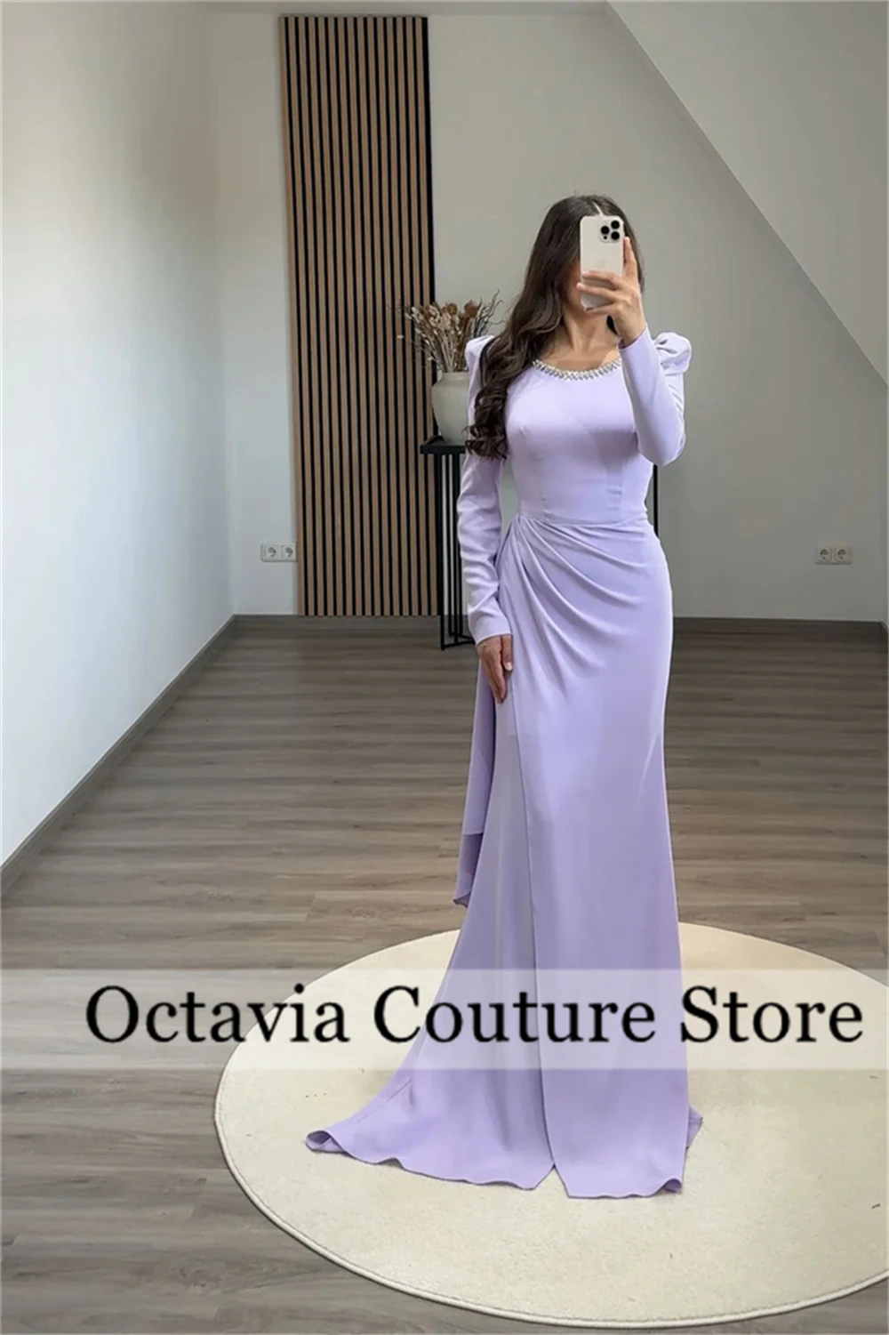 Customized Saudi Purple O Neck Evening Dresses Jewel O-neck Length Party Gowns Pearls Flowers Prom Dresses Vestidos فستان وردي
Customized Saudi Purple O Neck Evening Dresses Jewel O-neck Length Party Gowns Pearls Flowers Prom Dresses Vestidos فستان وردي