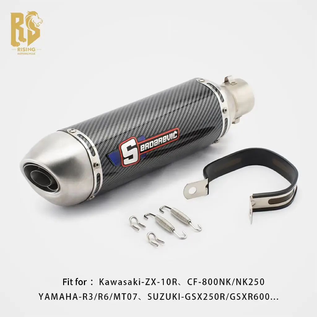 RS high-performance modified Small square-corner exhaust pipe For TRK251 MT09 Z1000 SV650 RC390
RS high-performance modified Small square-corner exhaust pipe For TRK251 MT09 Z1000 SV650 RC390
