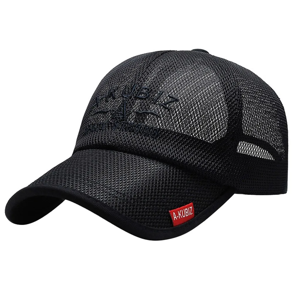 Unisex Breathable Mesh Baseball Cap Embroidered Letter Fashion Sun Hat Sunscreen Sports Cap for Outdoor
Unisex Breathable Mesh Baseball Cap Embroidered Letter Fashion Sun Hat Sunscreen Sports Cap for Outdoor