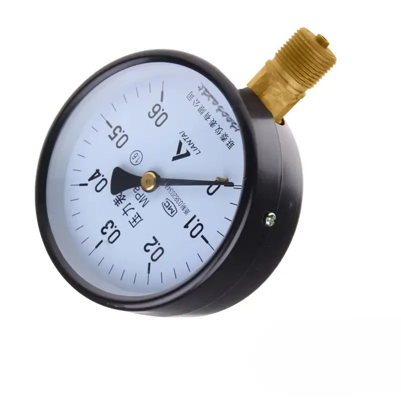 Spring Tube Ordinary Pressure Gauge Y100 Water Pressure Hydraulic Pressure Barometer Thread Standard M20 * 1.5