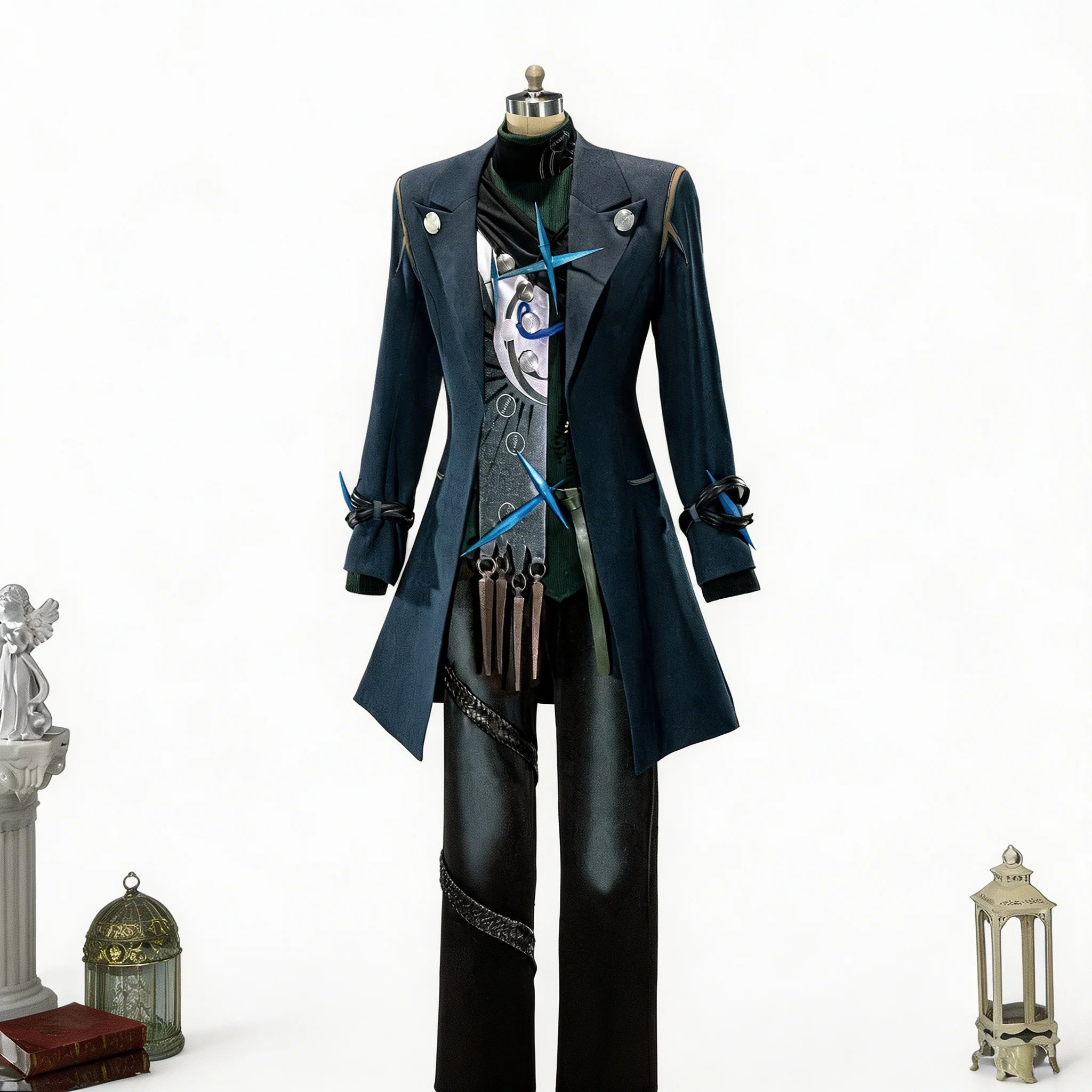 Arknights Endfield Ardashir Cosplay Full Set Dark Blue Suit With Accessories Halloween Game Costume
Arknights Endfield Ardashir Cosplay Full Set Dark Blue Suit With Accessories Halloween Game Costume