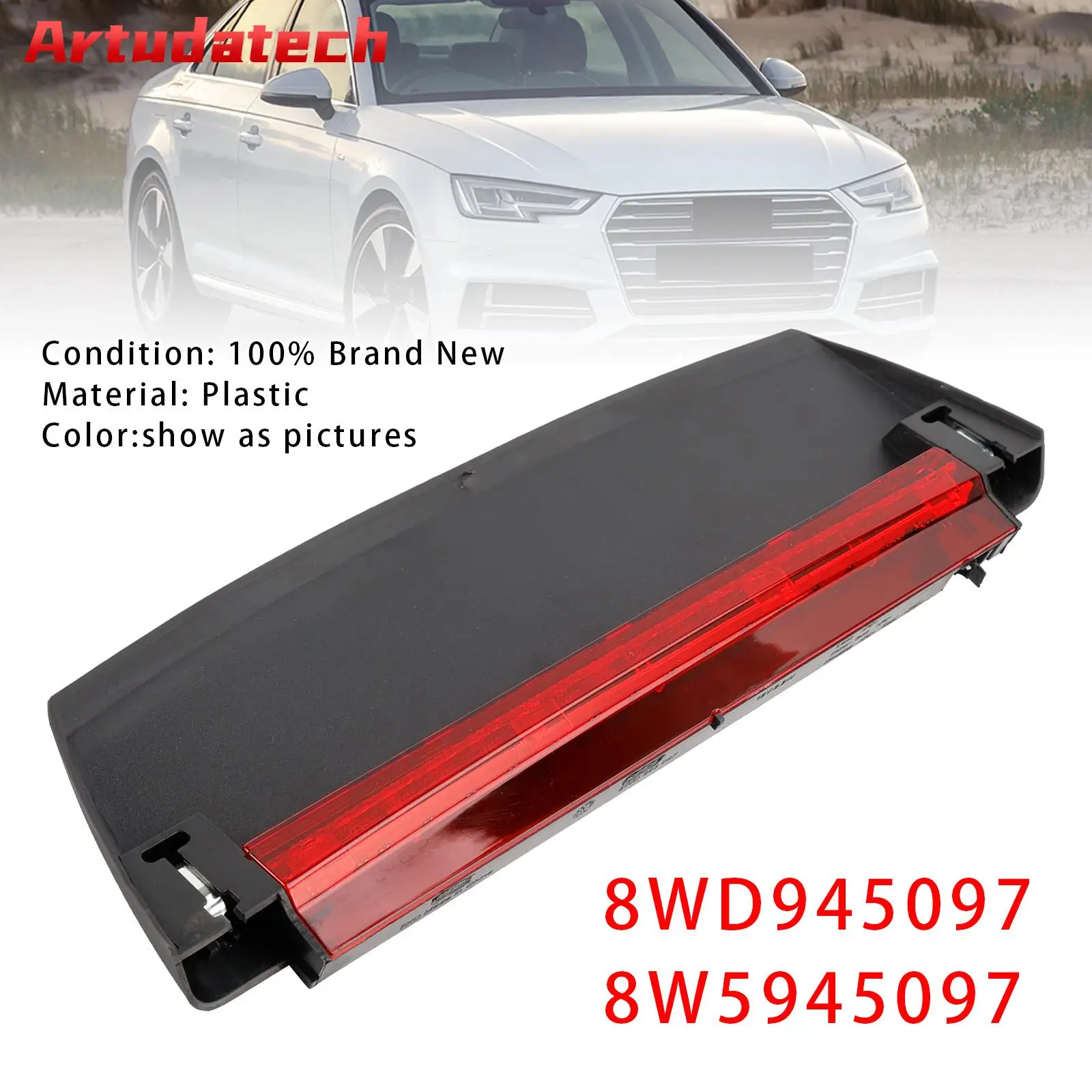 Третий стоп-сигнал Artudatech с высоким креплением заднего центра 8WD 945097 Для AUDI A4 S4 B9 2016-2024 Автомобильные аксессуары
Третий стоп-сигнал Artudatech с высоким креплением заднего центра 8WD 945097 Для AUDI A4 S4 B9 2016-2024 Автомобильные аксессуары