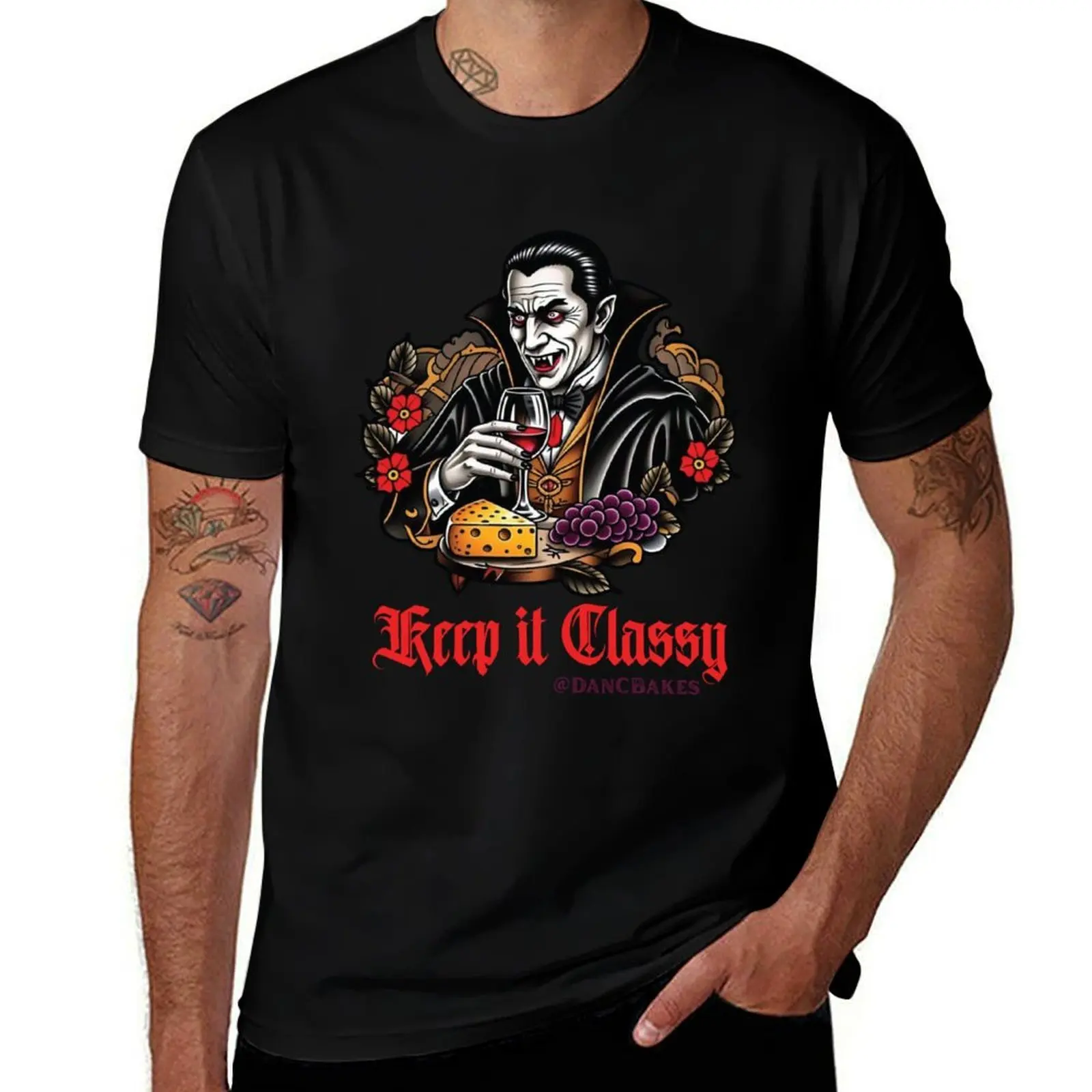 Keep it Classy - Dracula Tee T-Shirt T-shirts oversize summer 2025 luxury t-shirt t shirts for men cotton
Keep it Classy - Dracula Tee T-Shirt T-shirts oversize summer 2025 luxury t-shirt t shirts for men cotton