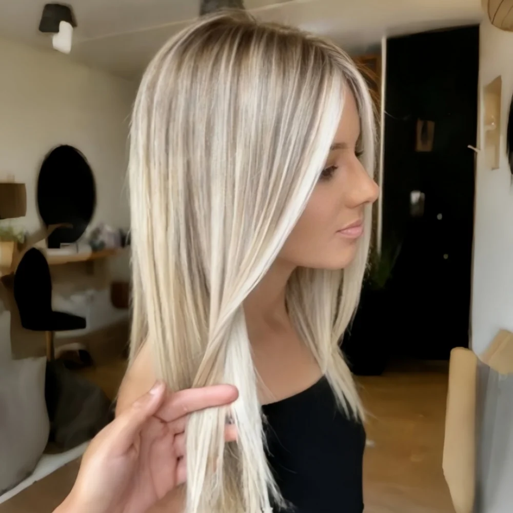 14inch Highlight Blond Straight Hair 100% Human Hair Wig 150 Density 13x4 Lace Front with Baby Hair Pre-Plucked Soft Hair Wig
14inch Highlight Blond Straight Hair 100% Human Hair Wig 150 Density 13x4 Lace Front with Baby Hair Pre-Plucked Soft Hair Wig