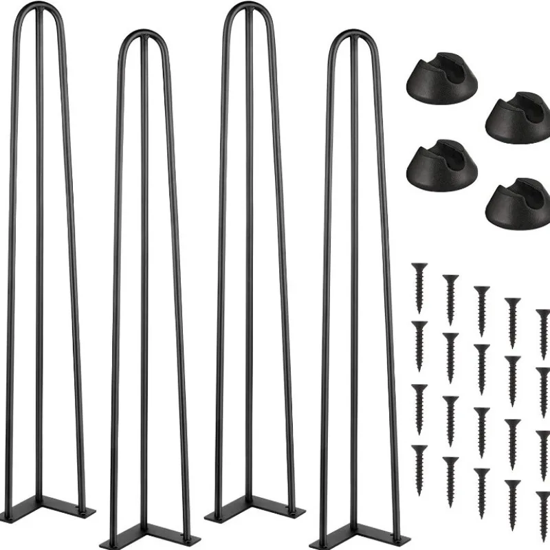 4PCS Iron Table Legs with Screws,Metal Furniture Feet for Dining Table,Sofa,TV Cabinet,Bed,Bathroom Cabinet,Replacement Legs 
4PCS Iron Table Legs with Screws,Metal Furniture Feet for Dining Table,Sofa,TV Cabinet,Bed,Bathroom Cabinet,Replacement Legs