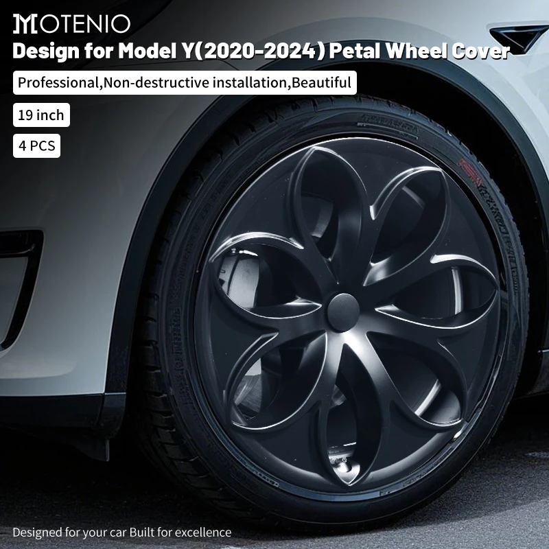 4PCS 19 Inch Petal Style Hubcaps Design for Tesla Model Y (2020-2024) Performance Wheel Cap Full Rim Hub Caps Replacement
4PCS 19 Inch Petal Style Hubcaps Design for Tesla Model Y (2020-2024) Performance Wheel Cap Full Rim Hub Caps Replacement