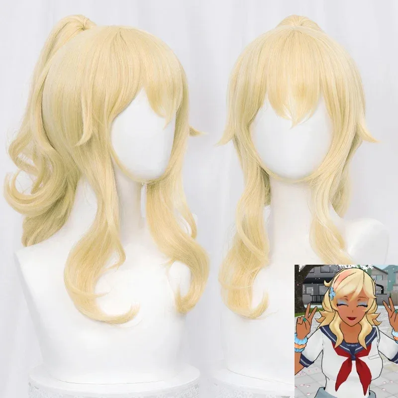 Fc6yandere simulator Musume ronshaku 45cm long blonde cosplay wig with clip ponytail heat resistant hair cosplay wigs @ fc8!
Fc6yandere simulator Musume ronshaku 45cm long blonde cosplay wig with clip ponytail heat resistant hair cosplay wigs @ fc8!