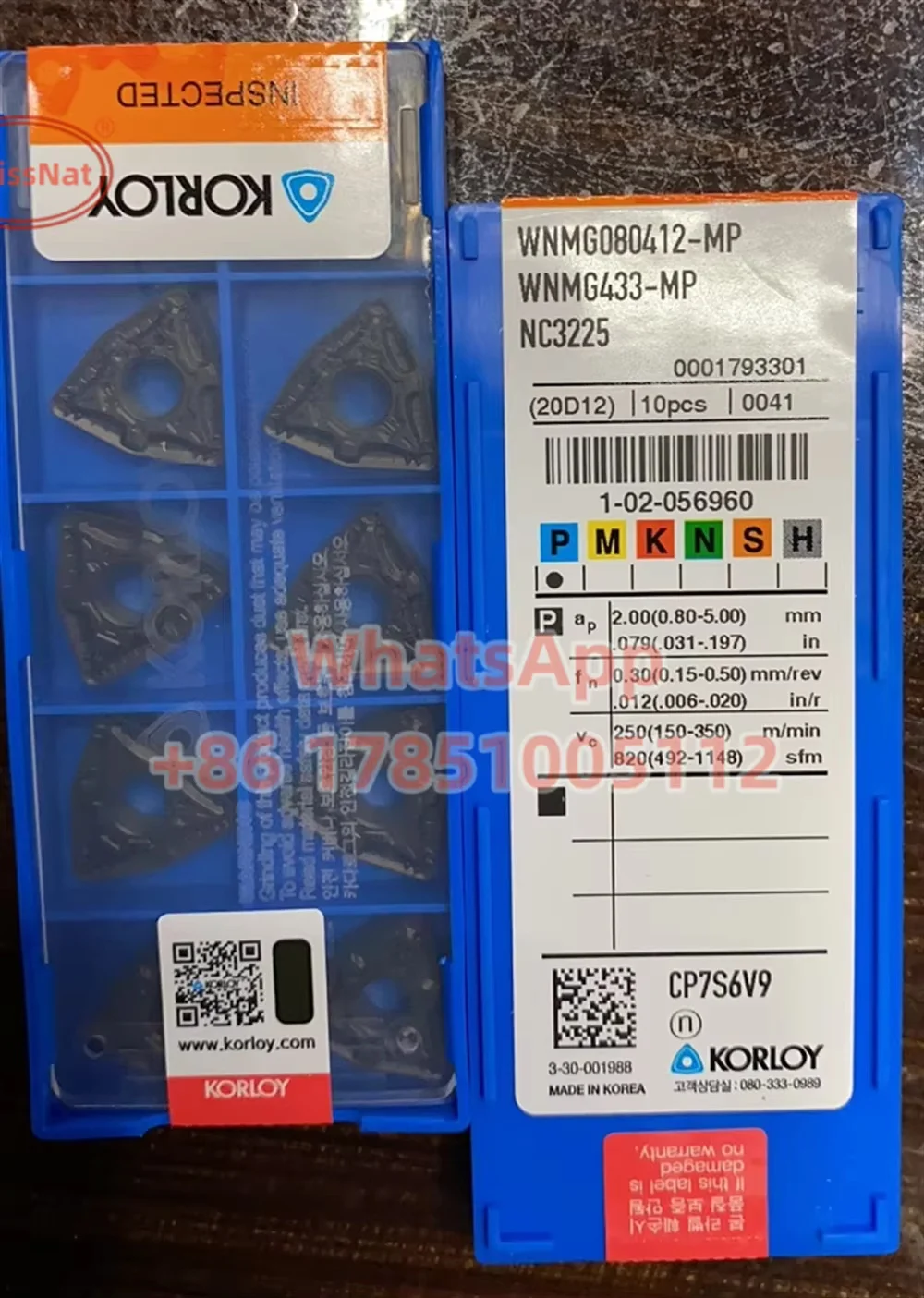 KORLOY WNMG080404 WNMG080412 WNMG080408-MP NC3215 NC3225 Carbide Insert WNMG Inserts
KORLOY WNMG080404 WNMG080412 WNMG080408-MP NC3215 NC3225 Carbide Insert WNMG Inserts