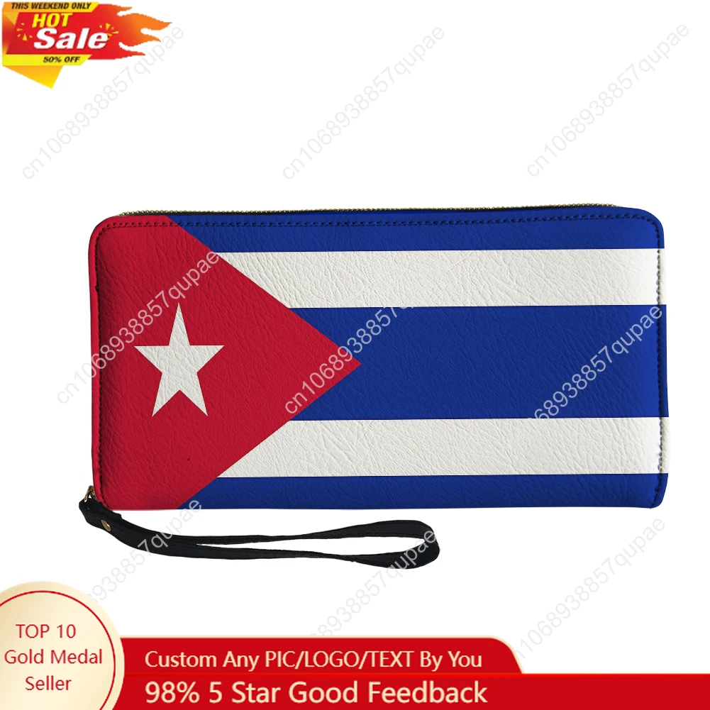 Cuban Flag Custom Wallet Purse Mens Womens Teenagers Zipper Long Wallets Double Print Portable Wallet Gift Bag
Cuban Flag Custom Wallet Purse Mens Womens Teenagers Zipper Long Wallets Double Print Portable Wallet Gift Bag