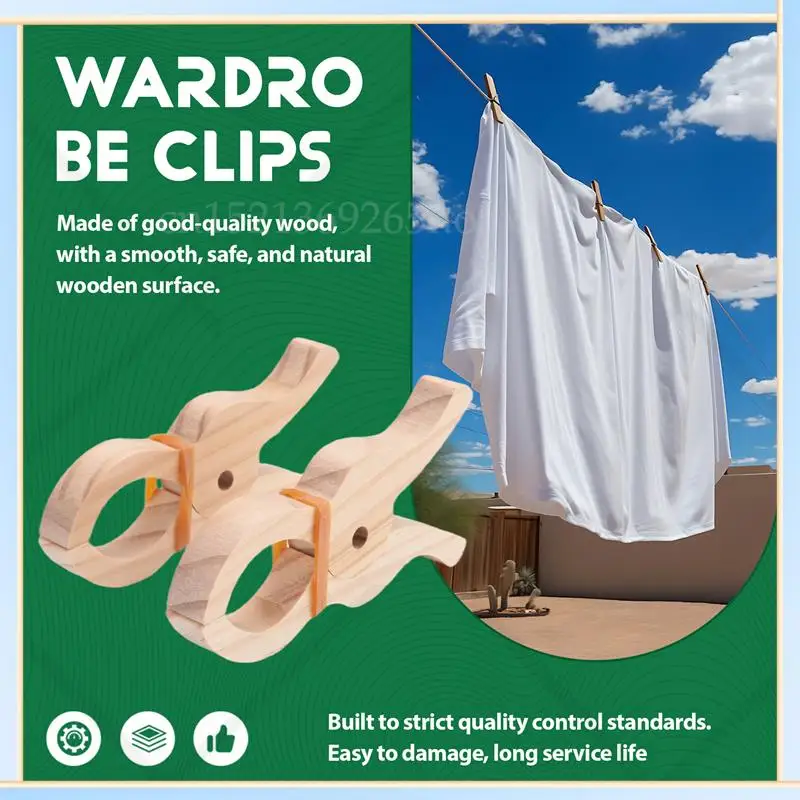 -SPOR 6 Pcs Wooden Play Clip Handmade Giant Clip Toys Wooden Clips For Curtains, Wardrobes, Balcony,Creative Wooden Clips
-SPOR 6 Pcs Wooden Play Clip Handmade Giant Clip Toys Wooden Clips For Curtains, Wardrobes, Balcony,Creative Wooden Clips