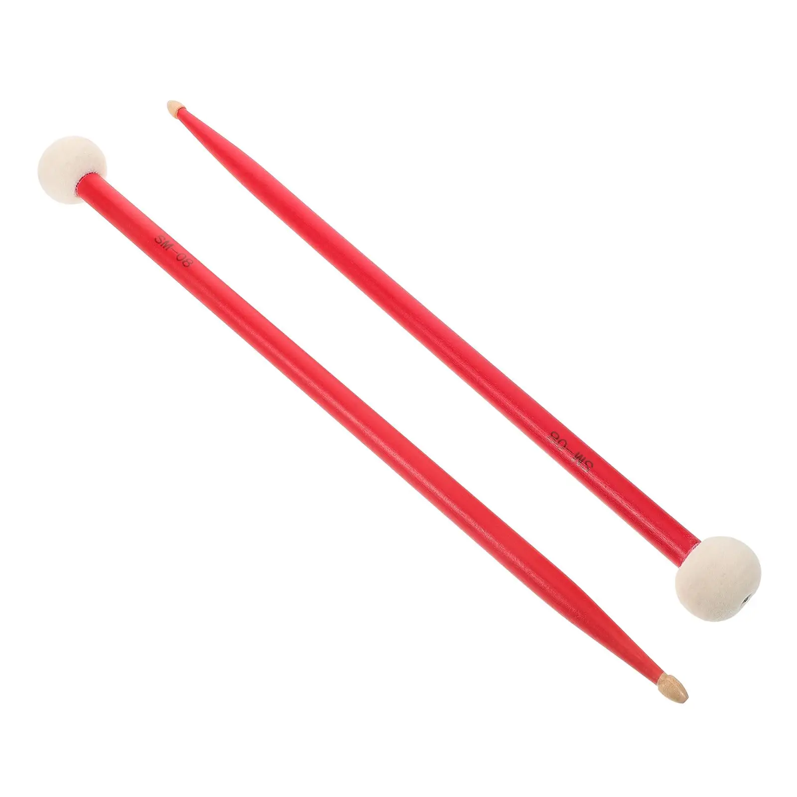 Double-ended Drumsticks Maple Felt Heads Timpani Mallets Snare Percussion Instruments Accessories Brass Drumsticks
Double-ended Drumsticks Maple Felt Heads Timpani Mallets Snare Percussion Instruments Accessories Brass Drumsticks