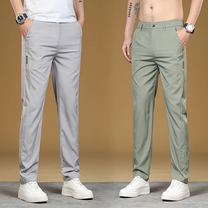 Summer Thin Men's Casual Pants Jogging Quick Dry Elastic Waist Pants Sports Outdoor Running Trousers Male Green Grey Black
Summer Thin Men's Casual Pants Jogging Quick Dry Elastic Waist Pants Sports Outdoor Running Trousers Male Green Grey Black