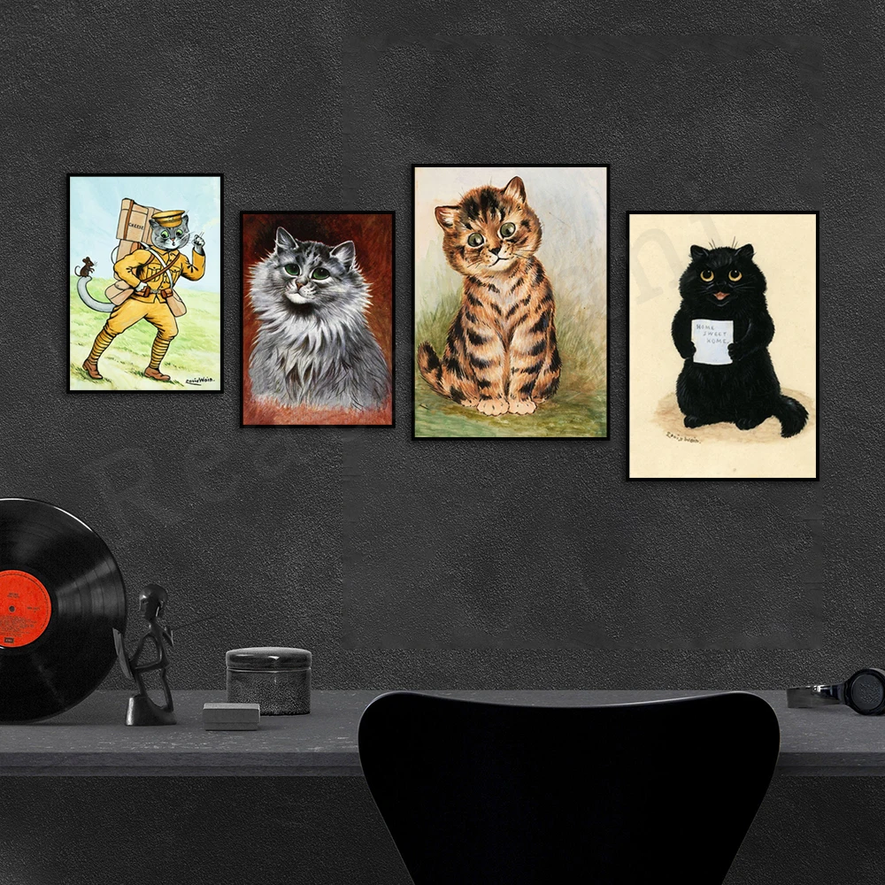 Louis Wain чатсс «Эдвард Кот» от Louis Wain-винтажный принт-великолепный для влюбленных кошек-уникальный постер в подарок
Louis Wain чатсс «Эдвард Кот» от Louis Wain-винтажный принт-великолепный для влюбленных кошек-уникальный постер в подарок