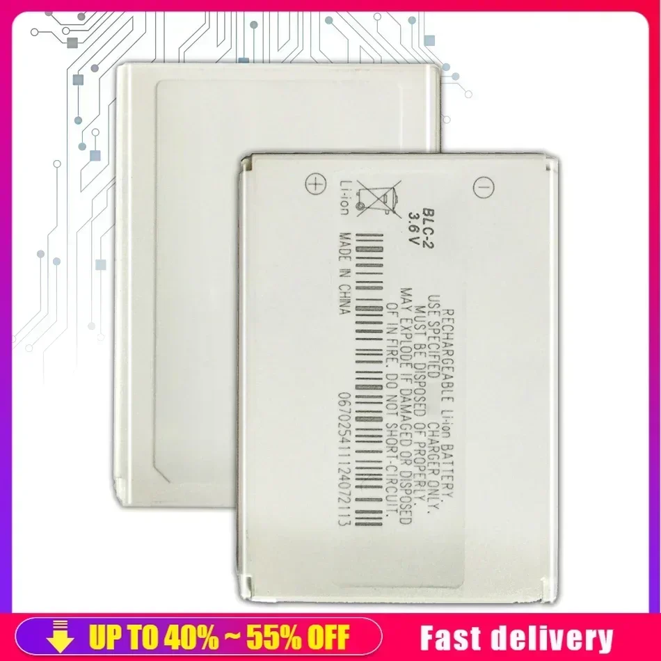 BLC-2 BLC 2 BLC2 Аккумулятор для телефона Nokia 3310 3330 3410 3510 5510 3530 3335 3686 3685 3589 3315 3350 3510 Быстрая доставка
BLC-2 BLC 2 BLC2 Аккумулятор для телефона Nokia 3310 3330 3410 3510 5510 3530 3335 3686 3685 3589 3315 3350 3510 Быстрая доставка