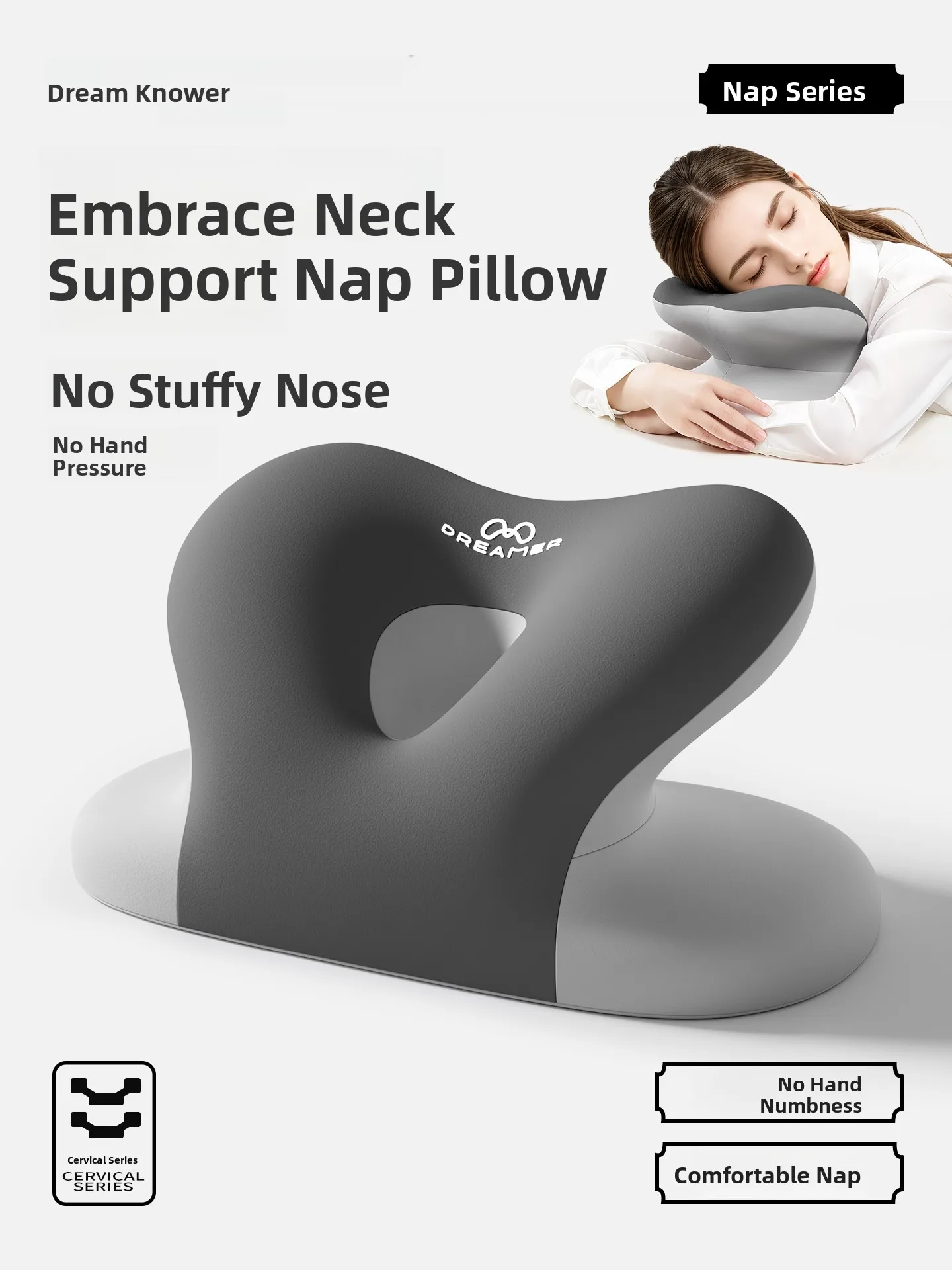 Zhimengren Memory Foam Nap Pillow Adult Office Desk Snooze Pillow Unique Shape Simple Style Pure Color Summer Collection
Zhimengren Memory Foam Nap Pillow Adult Office Desk Snooze Pillow Unique Shape Simple Style Pure Color Summer Collection