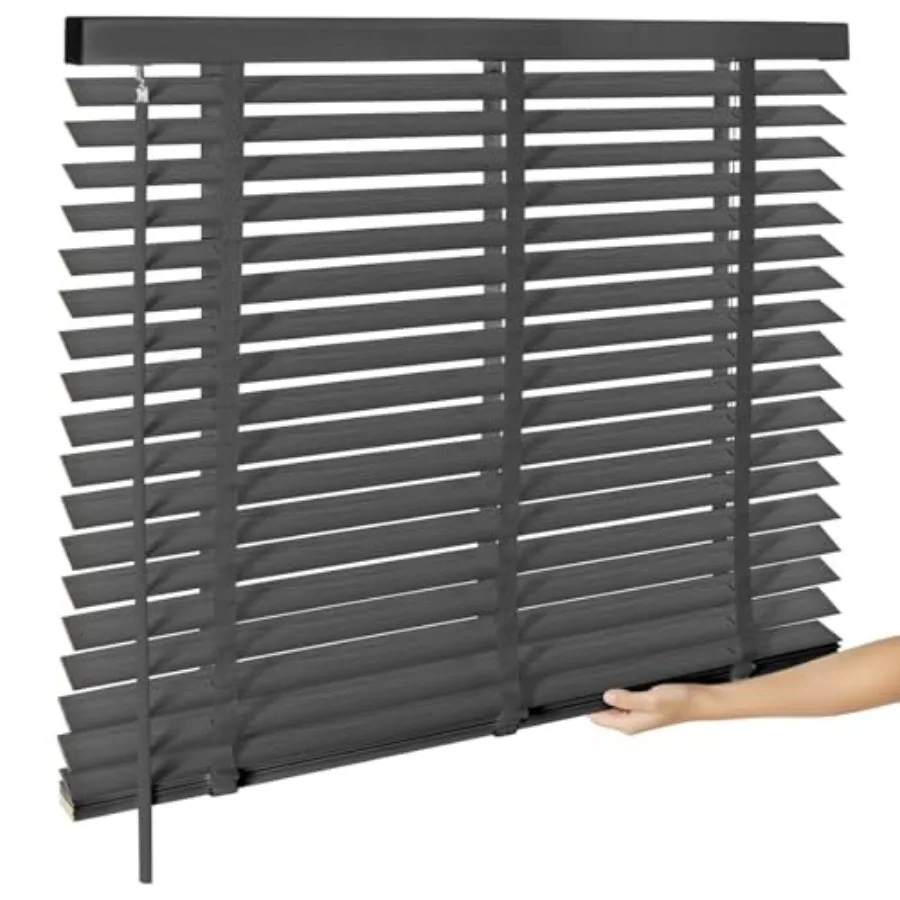 2" Cordless Wood Blinds, 23" W x 48" H Horizontal Window Blinds, Easy Install, Privacy and Light Control for Bedroom, Living Ro
2" Cordless Wood Blinds, 23" W x 48" H Horizontal Window Blinds, Easy Install, Privacy and Light Control for Bedroom, Living Ro