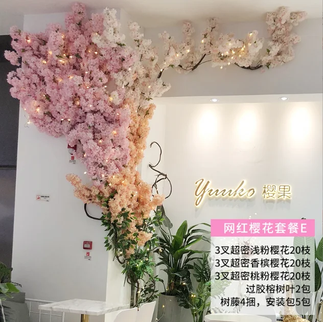 New Style Artificial Plants Ceiling Hanging Decor Artificial Flowers For Wedding Ceiling Coffee Shop Salon Restaurant
New Style Artificial Plants Ceiling Hanging Decor Artificial Flowers For Wedding Ceiling Coffee Shop Salon Restaurant