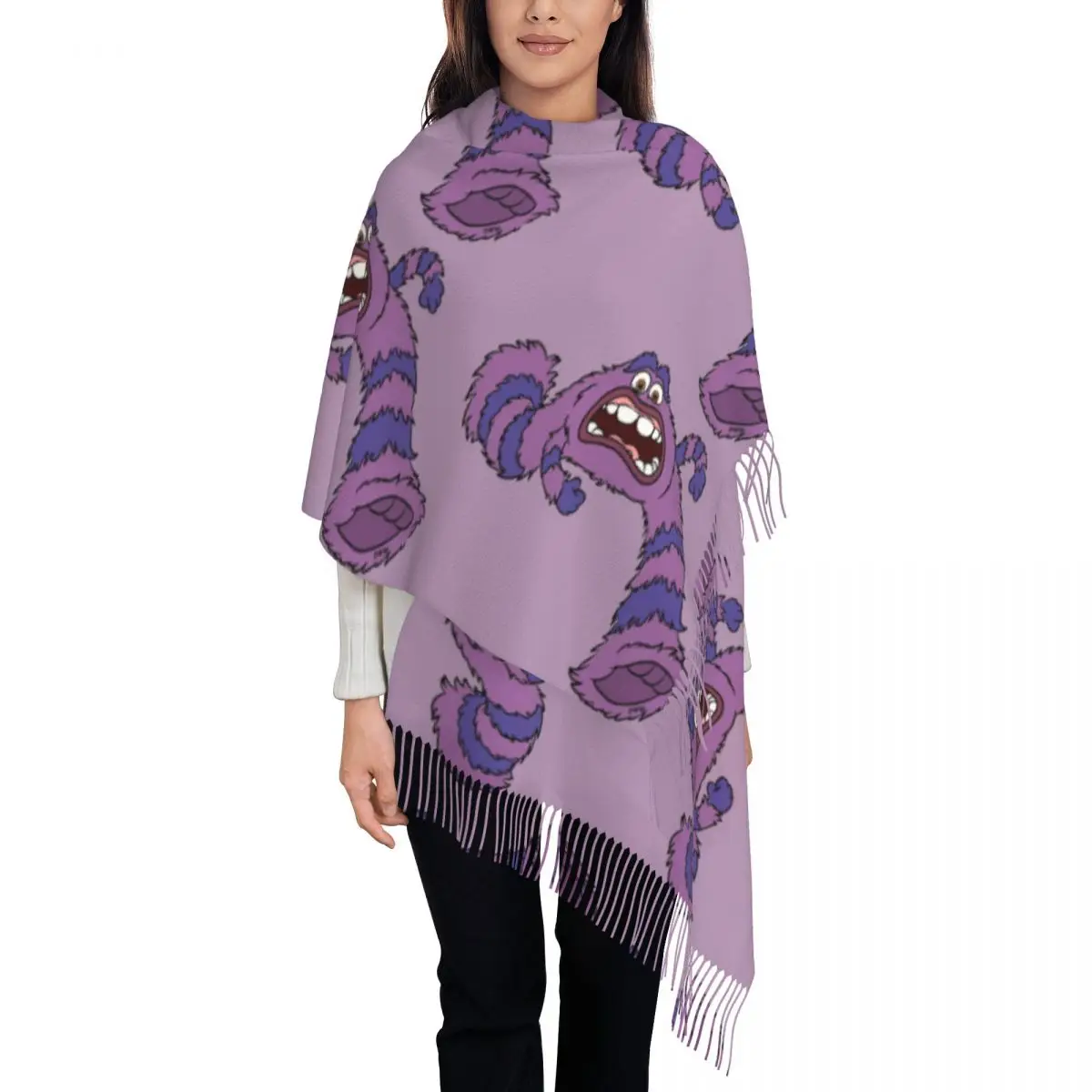 Custom Monsters University Scare Tassel Scarf Women Soft Shawls Wraps Female Winter Fall Scarves
Custom Monsters University Scare Tassel Scarf Women Soft Shawls Wraps Female Winter Fall Scarves