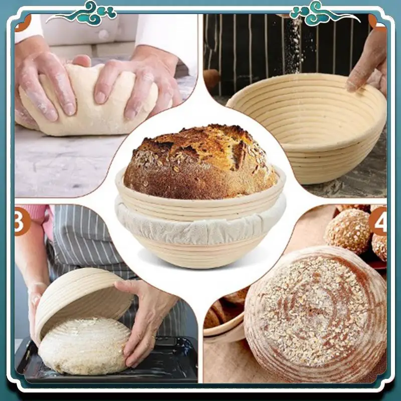 Bread Basket Proofing Basket Round Rattan Bread Bowls With Liners For Home Bakers Baking Making 23Cm
Bread Basket Proofing Basket Round Rattan Bread Bowls With Liners For Home Bakers Baking Making 23Cm