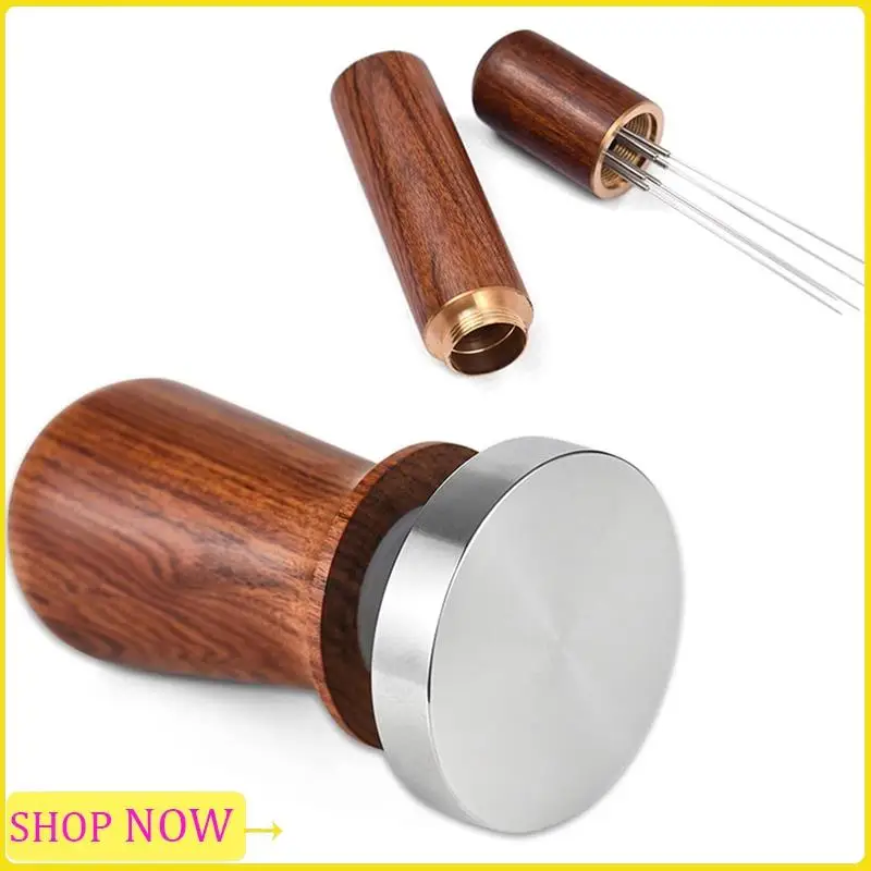 51Mm Espresso Tamper & Stirrer Set With Wooden Handle Press And WDT Tool Replacement Parts Fit For Espresso Machine Accessories
51Mm Espresso Tamper & Stirrer Set With Wooden Handle Press And WDT Tool Replacement Parts Fit For Espresso Machine Accessories