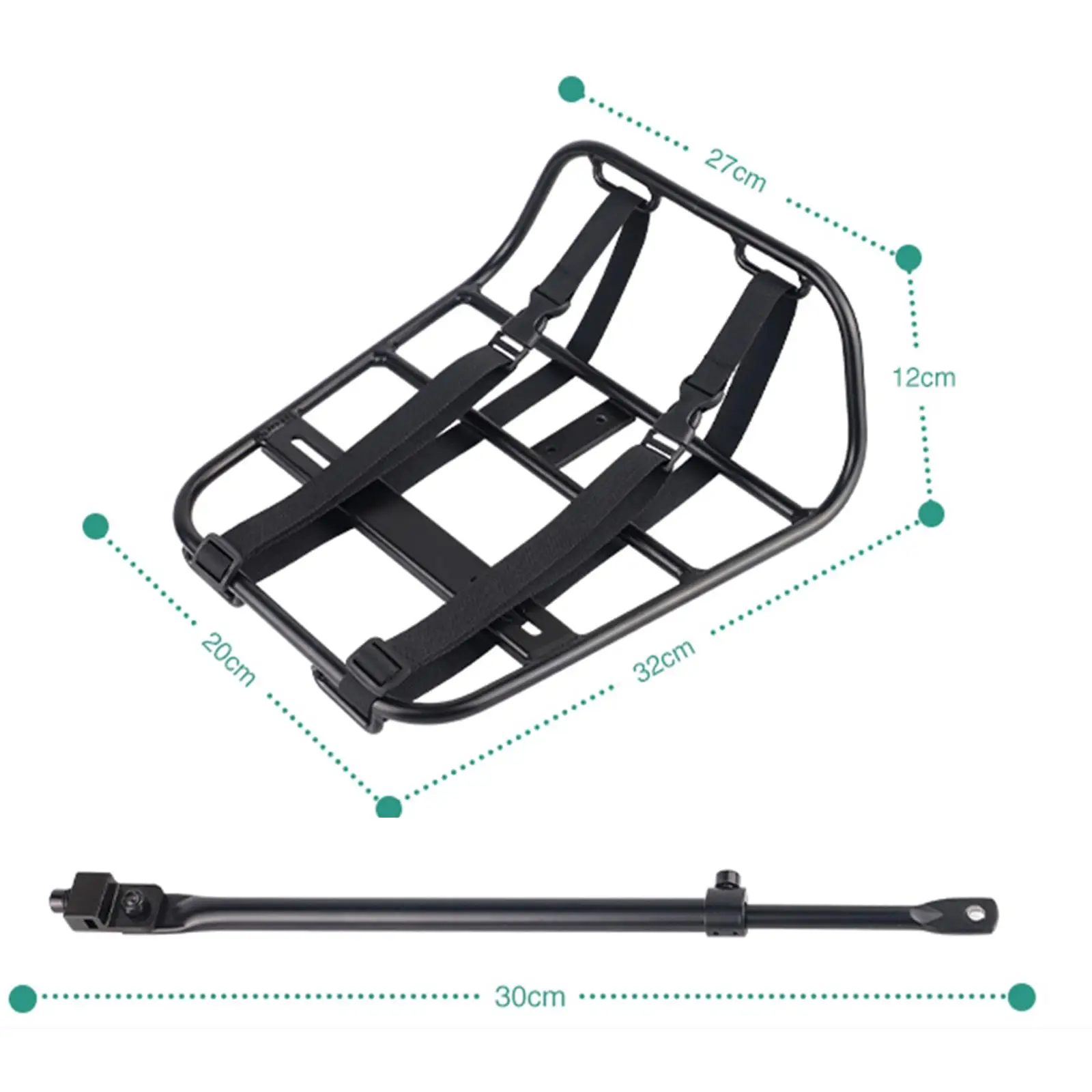 Bike Cargo Rack Front Bike Rack Equipment Cargo Pannier Universal Support Fork
Bike Cargo Rack Front Bike Rack Equipment Cargo Pannier Universal Support Fork