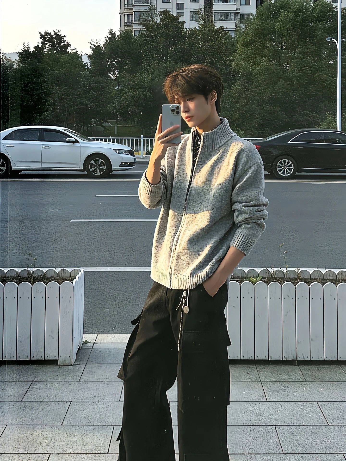 Light ey Zipper Knitted Cardigan Jaet for Men Casual Stand Collar Spring Outfit American Sle High End Feeling Leisure Coat
Light ey Zipper Knitted Cardigan Jaet for Men Casual Stand Collar Spring Outfit American Sle High End Feeling Leisure Coat