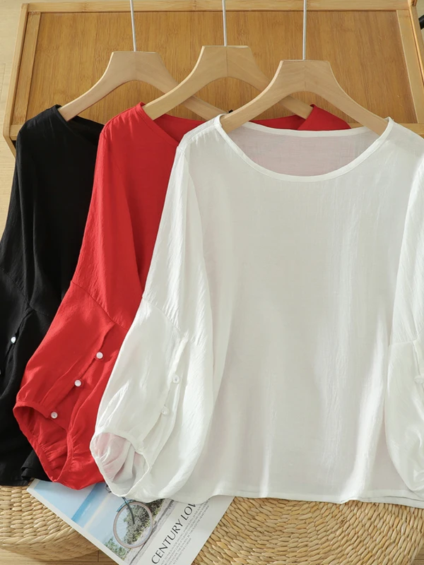 Свободный крой в стиле ретро, круглый Ne Lantern Sve, женский irt, защита от солнца, большой размер, универсальный, повседневный, длина
Свободный крой в стиле ретро, круглый Ne Lantern Sve, женский irt, защита от солнца, большой размер, универсальный, повседневный, длина