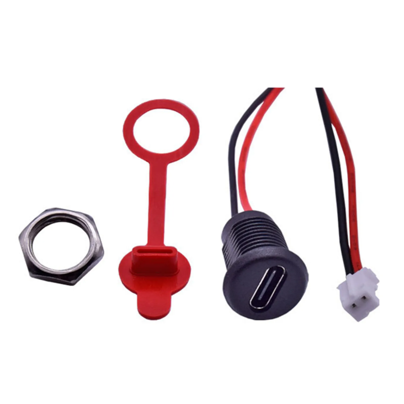 10Pcs/Set USB Connector 2 Pin Type-C Waterproof With Nut Locking Plate Type-C Female Waterproof Current Fast Charging Jack Port
10Pcs/Set USB Connector 2 Pin Type-C Waterproof With Nut Locking Plate Type-C Female Waterproof Current Fast Charging Jack Port