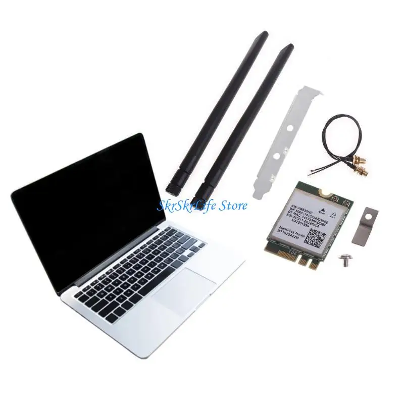 E65E 5374Mbps WiFi 6E Wireless WiFi Adapters 5.2 RZ616 MT7922A22M Internal Computer NetworkCard for Desktop
E65E 5374Mbps WiFi 6E Wireless WiFi Adapters 5.2 RZ616 MT7922A22M Internal Computer NetworkCard for Desktop