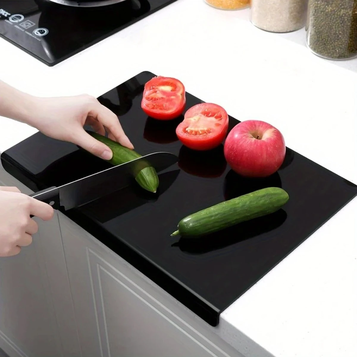 Cutting Board Kitchen Home Restaurant Non-Slip Acrylic Black Cutting Board,Fruit Cutting Board, Kitchen Utensils
Cutting Board Kitchen Home Restaurant Non-Slip Acrylic Black Cutting Board,Fruit Cutting Board, Kitchen Utensils