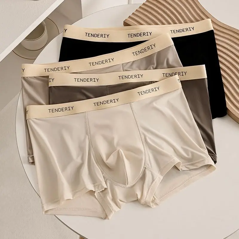 New Simple Men's Casual ice Sensation Comfortable Sport Underwear For Men Fashion Breathable Boxers Panties
New Simple Men's Casual ice Sensation Comfortable Sport Underwear For Men Fashion Breathable Boxers Panties