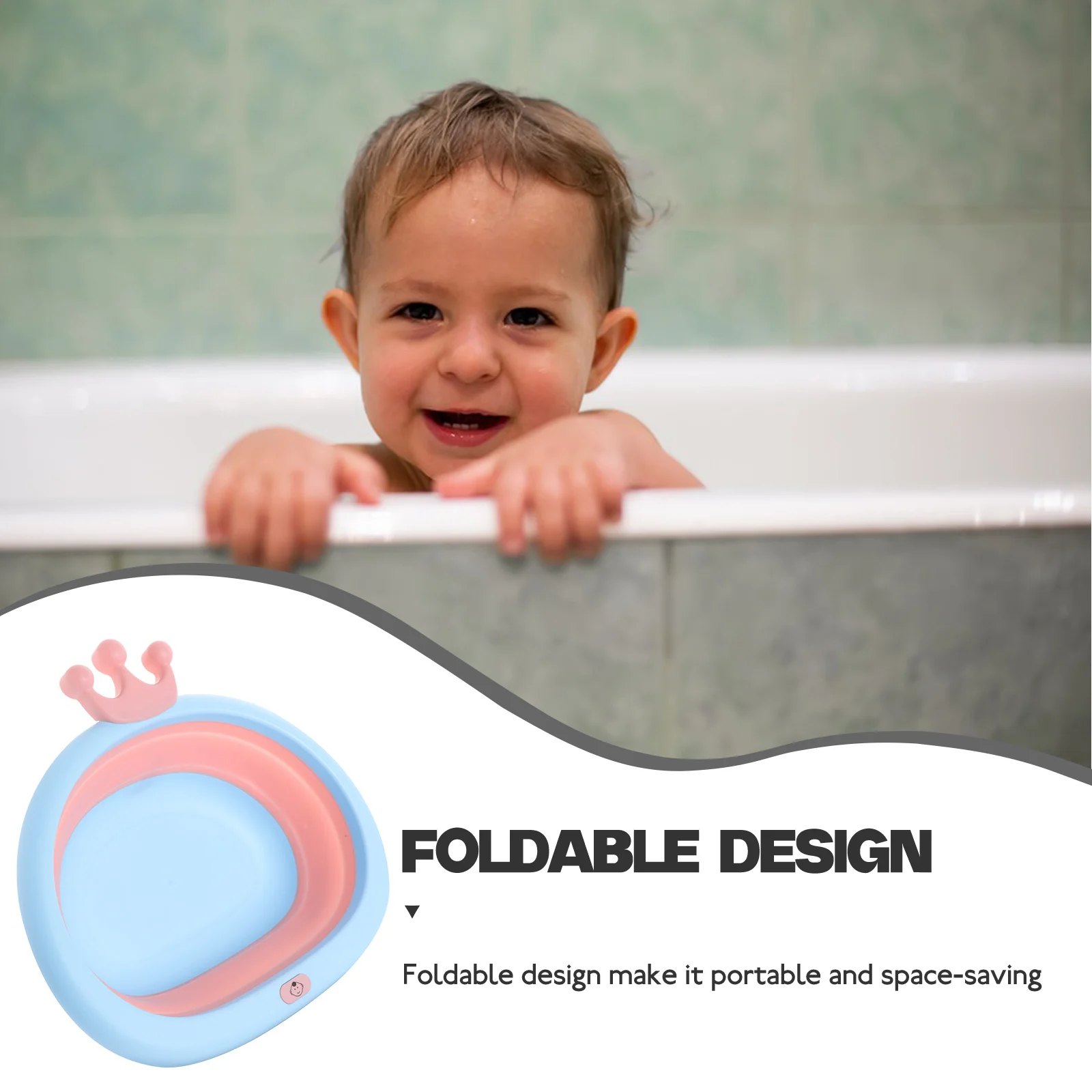 1pc Cartoon Crown Foldable Baby Pink Plastic Travel Washbasin Baby Kids Camping Durable Practical Gift Eco PP Material
1pc Cartoon Crown Foldable Baby Pink Plastic Travel Washbasin Baby Kids Camping Durable Practical Gift Eco PP Material