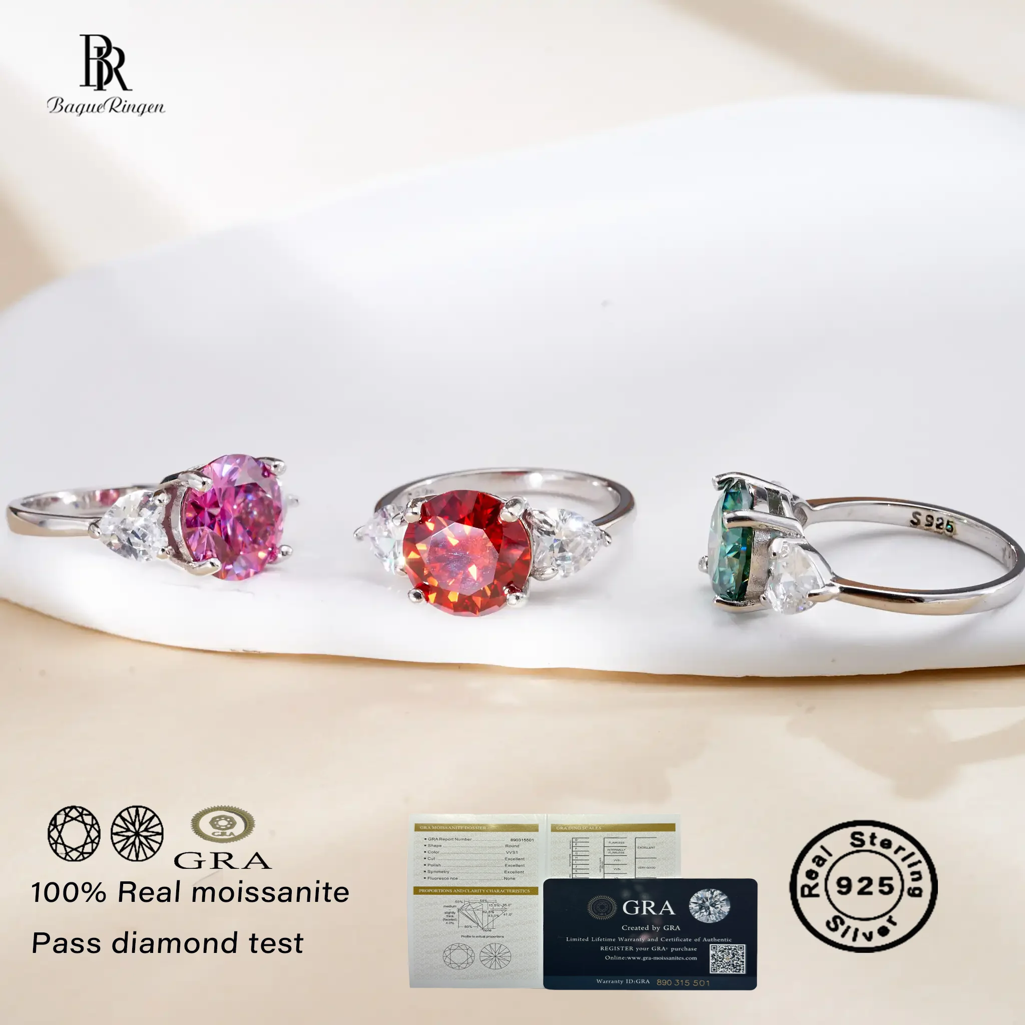 3CT 9mm Cyan Moissanite d color vvs Moissanite Rings for Women Round Cut Solitaire Ring for Engagement Wedding Party dating gift
3CT 9mm Cyan Moissanite d color vvs Moissanite Rings for Women Round Cut Solitaire Ring for Engagement Wedding Party dating gift