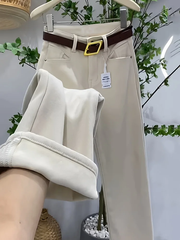 plus Size High Waist Fce Lined Straight Leg Jeans Women's Autumn Winter Wide Leg Pants Pear ape Body Slimming American S...
plus Size High Waist Fce Lined Straight Leg Jeans Women's Autumn Winter Wide Leg Pants Pear ape Body Slimming American S...